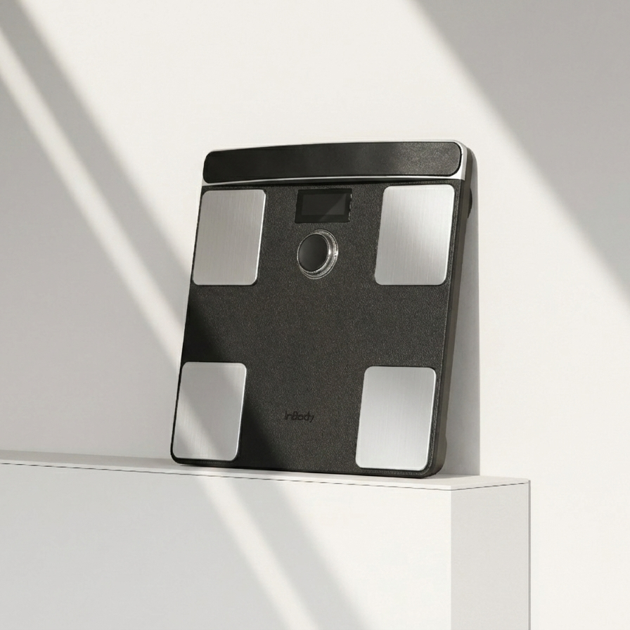 InBodyDial H40 Black on a white surface with a light gray background