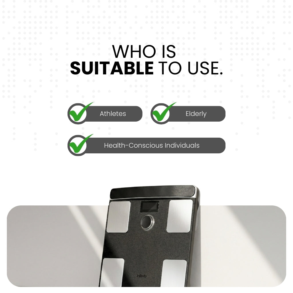 InBodyDial H40 | Smart Body Composition Scale, Digital Weight, Body Fat, BMI, Leg Muscle