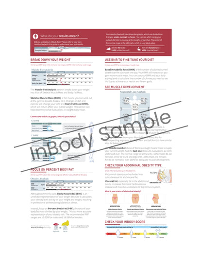 Result Sheet InBody270/270S