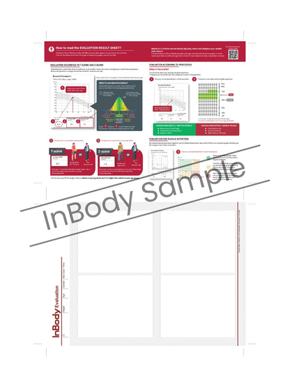 Result Sheet InBody970/970S Body Water and Evaluation
