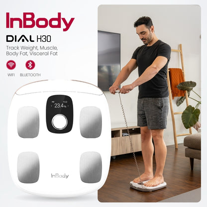 Official Distributor - InBody Dial H30 Smart Body Composition Scale, Digital Weight, Body Fat, BMI