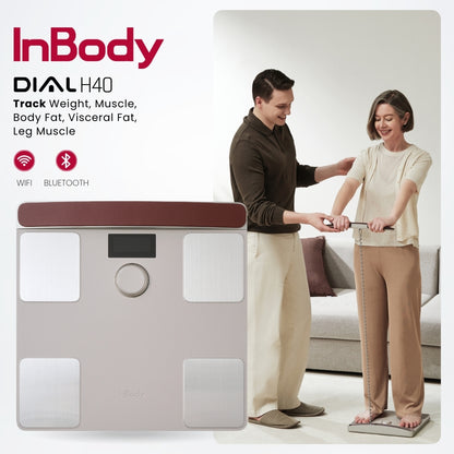 InBodyDial H40 | Smart Body Composition Scale, Digital Weight, Body Fat, BMI, Leg Muscle