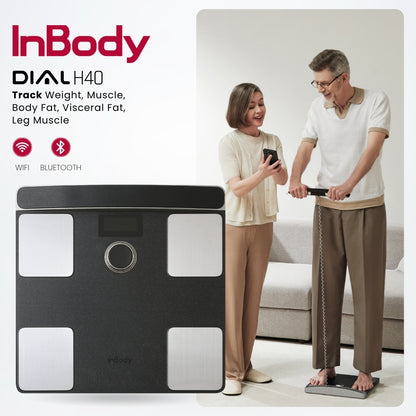 InBodyDial H40 | Smart Body Composition Scale, Digital Weight, Body Fat, BMI, Leg Muscle