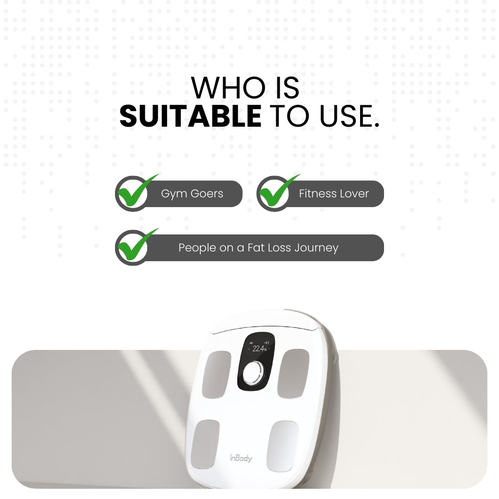 Official Distributor - InBody Dial H30 Smart Body Composition Scale, Digital Weight, Body Fat, BMI